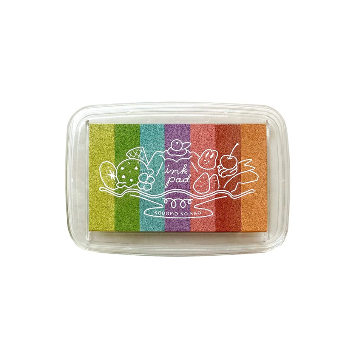 Kodomo no Kao Gradient Ink Pad - Fruit Jelly - Stamp Ink Pads