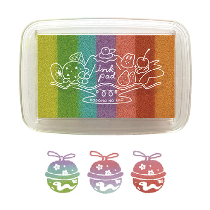 Kodomo no Kao Gradient Ink Pad - Fruit Jelly - Stamp Ink Pads