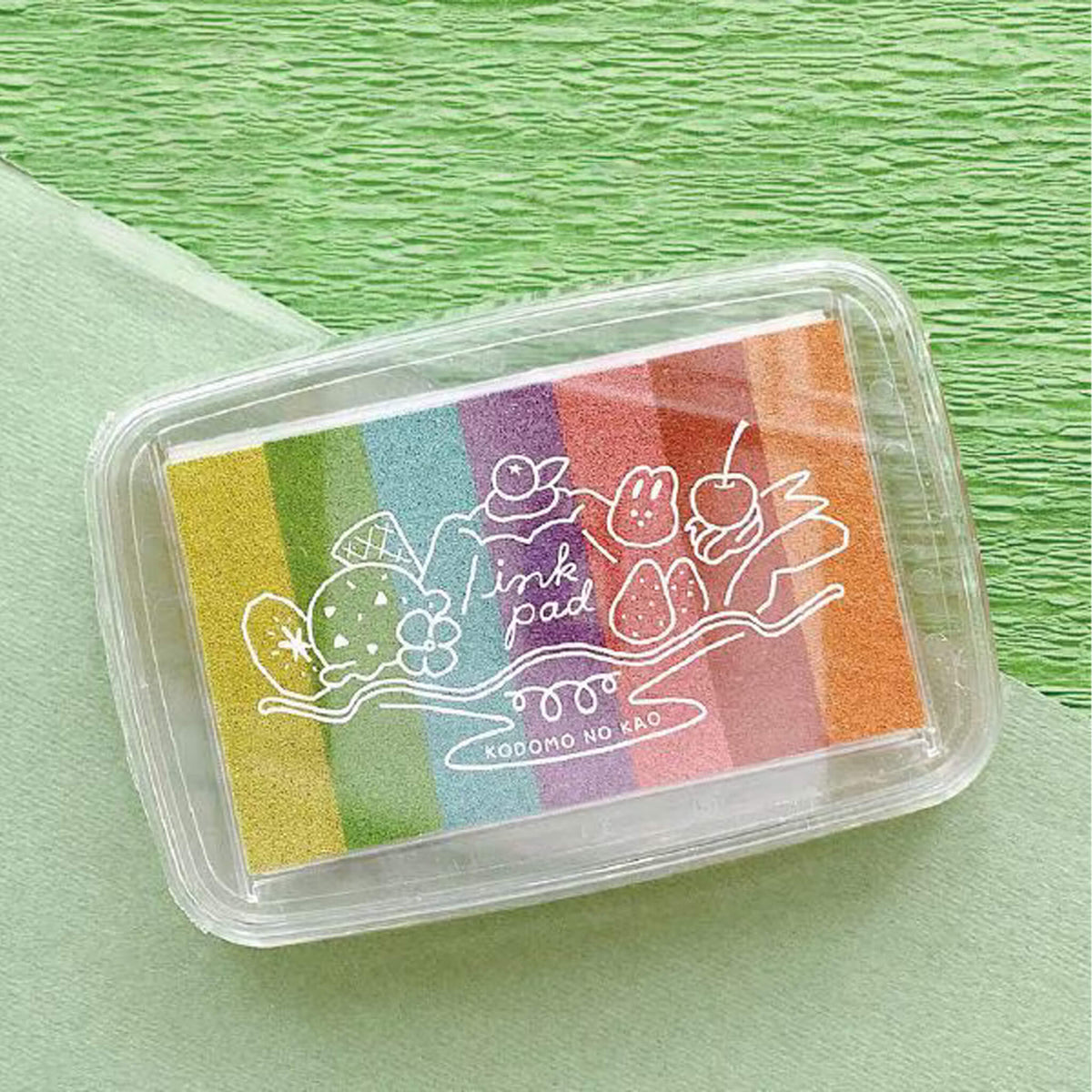 Kodomo no Kao Gradient Ink Pad - Fruit Jelly - Stamp Ink Pads