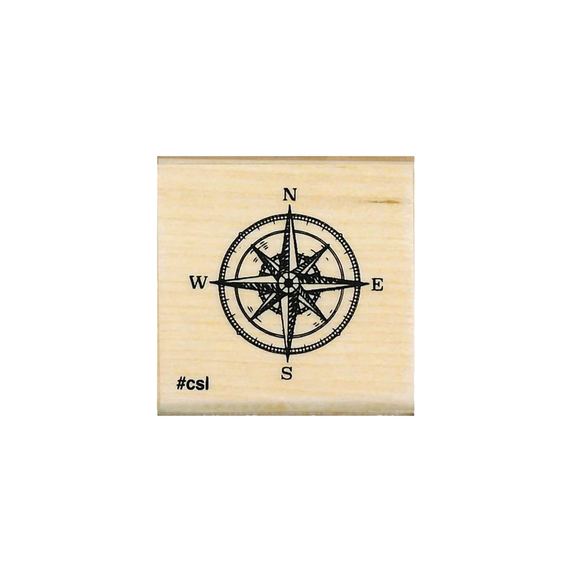 Kodomo no Kao I Love Stamp Series 2 - Compass - Rubber Stamps