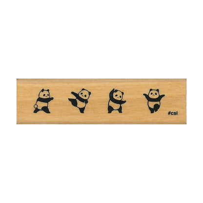 Kodomo no Kao I Love Stamp Series 2 - Kung Fu Panda - Rubber Stamps