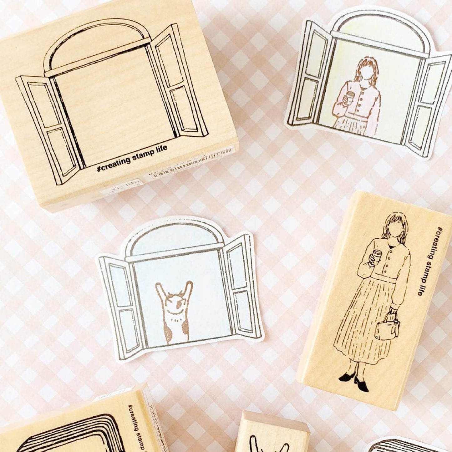 Kodomo no Kao I Love Stamp Series 3 - System Notebook - Rubber Stamps