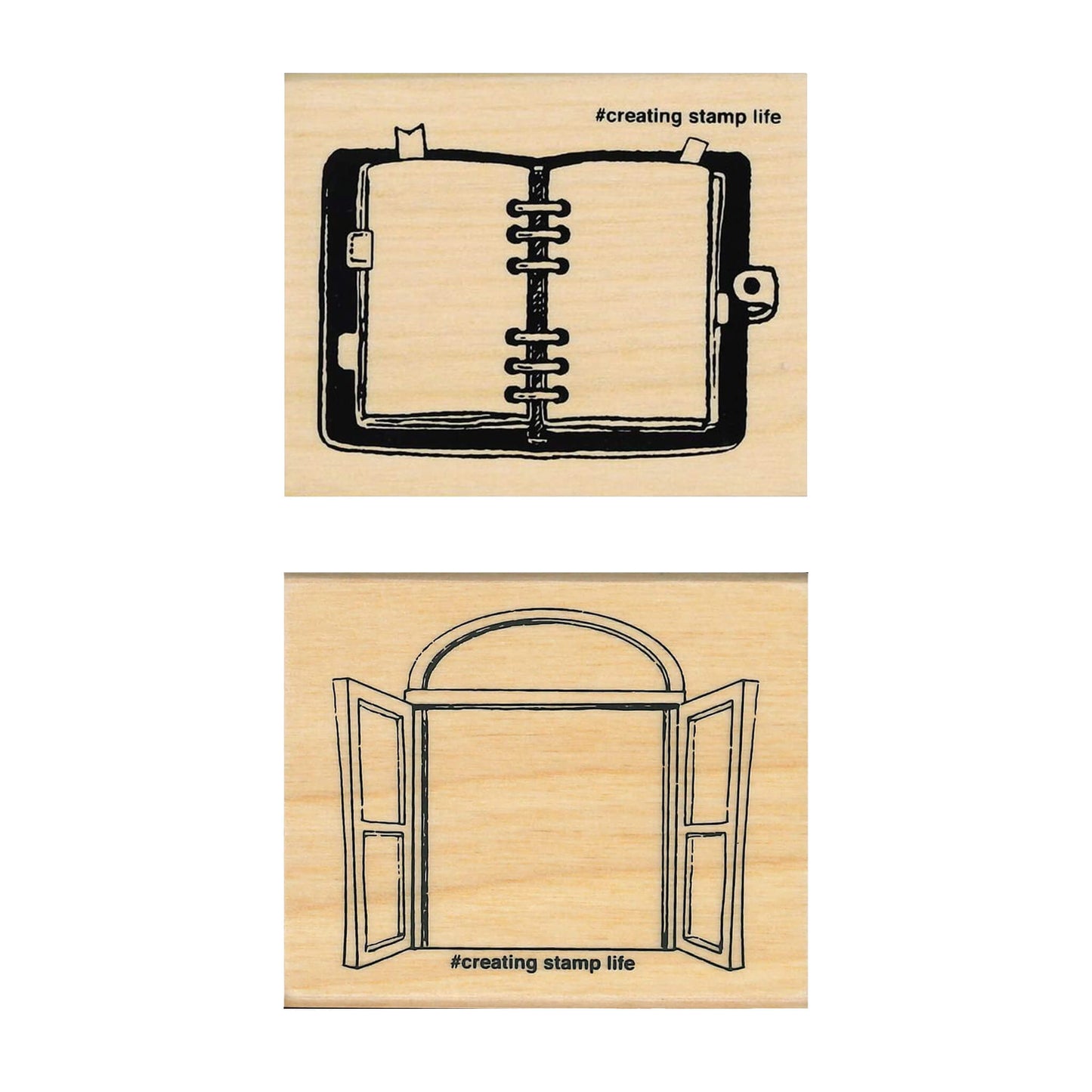 Kodomo no Kao I Love Stamp Series 3 - System Notebook - Rubber Stamps