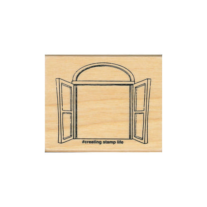 Kodomo no Kao I Love Stamp Series 3 - Window - Rubber Stamps
