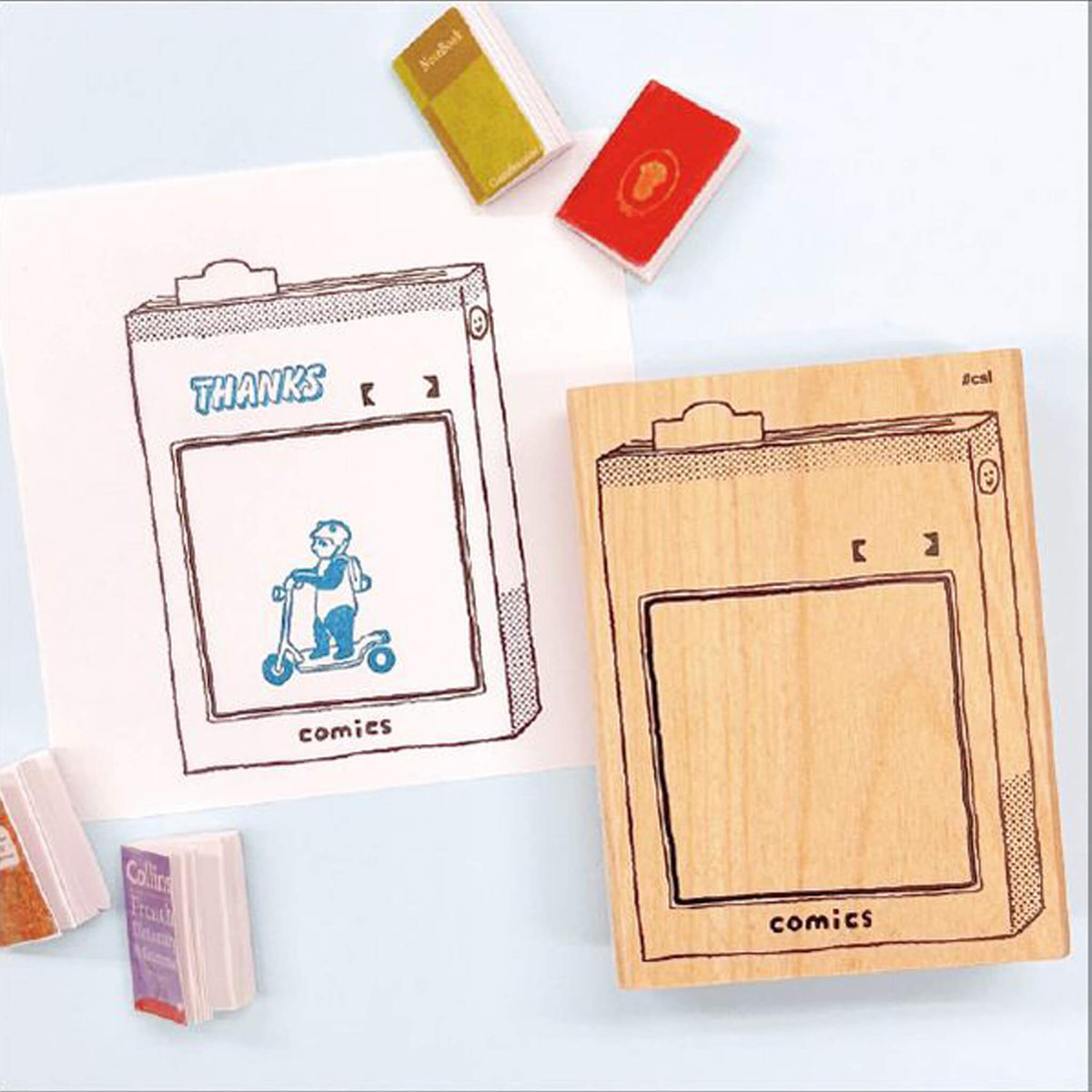 Kodomo no Kao I Love Stamp Series - Comics - Rubber Stamps