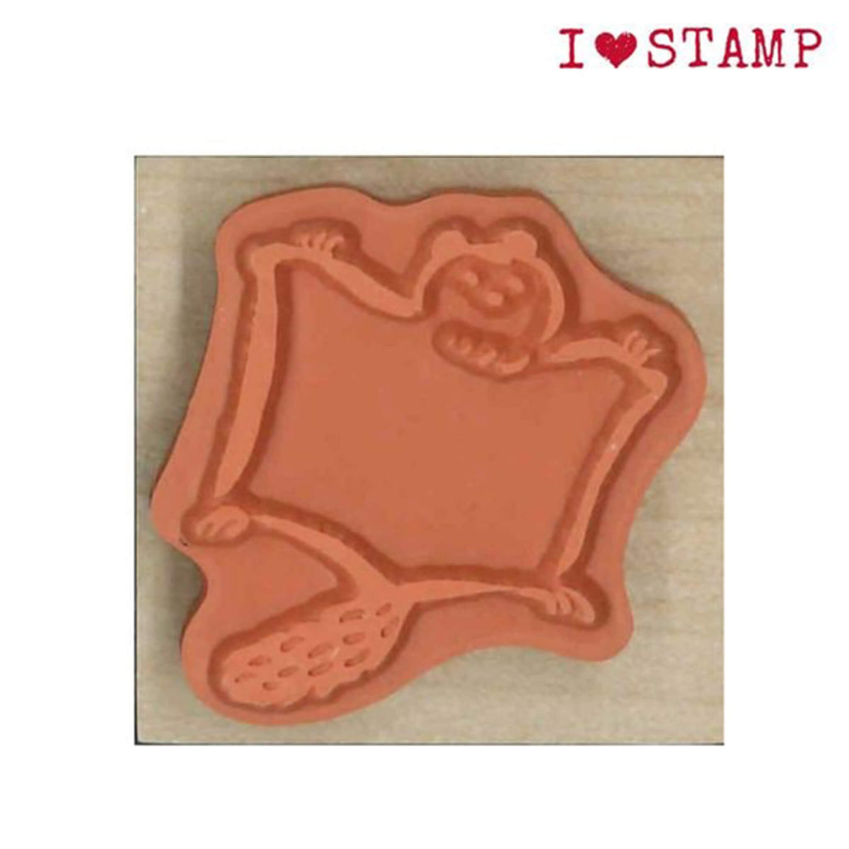 Kodomo no Kao I Love Stamp Series - Flying Squirrel - Rubber Stamps
