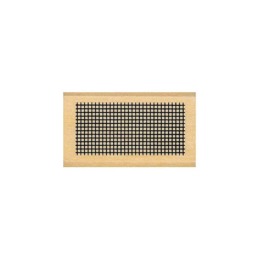 Kodomo no Kao I Love Stamp Series - Grid Pattern - Rubber Stamps