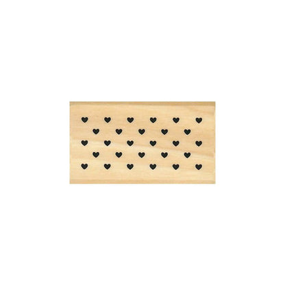 Kodomo no Kao I Love Stamp Series - Heart Pattern - Rubber Stamps