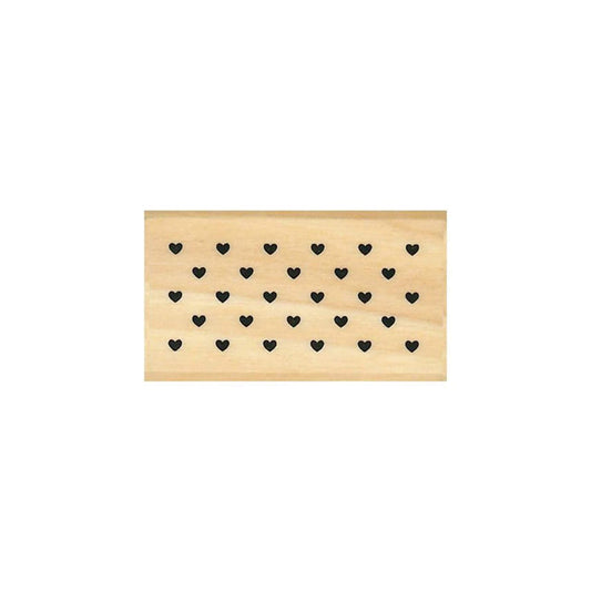 Kodomo no Kao I Love Stamp Series - Heart Pattern - Rubber Stamps