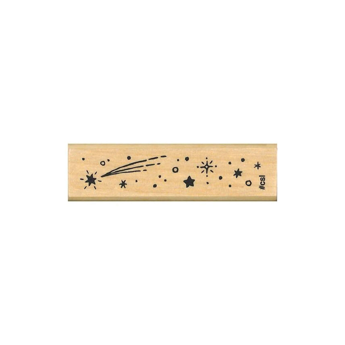 Kodomo no Kao I Love Stamp Series - Kirakira Shooting Star - Rubber Stamps