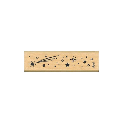 Kodomo no Kao I Love Stamp Series - Kirakira Shooting Star - Rubber Stamps