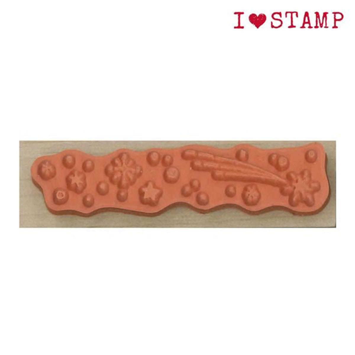 Kodomo no Kao I Love Stamp Series - Kirakira Shooting Star - Rubber Stamps