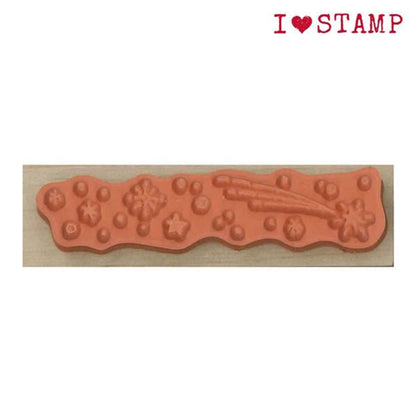 Kodomo no Kao I Love Stamp Series - Kirakira Shooting Star - Rubber Stamps