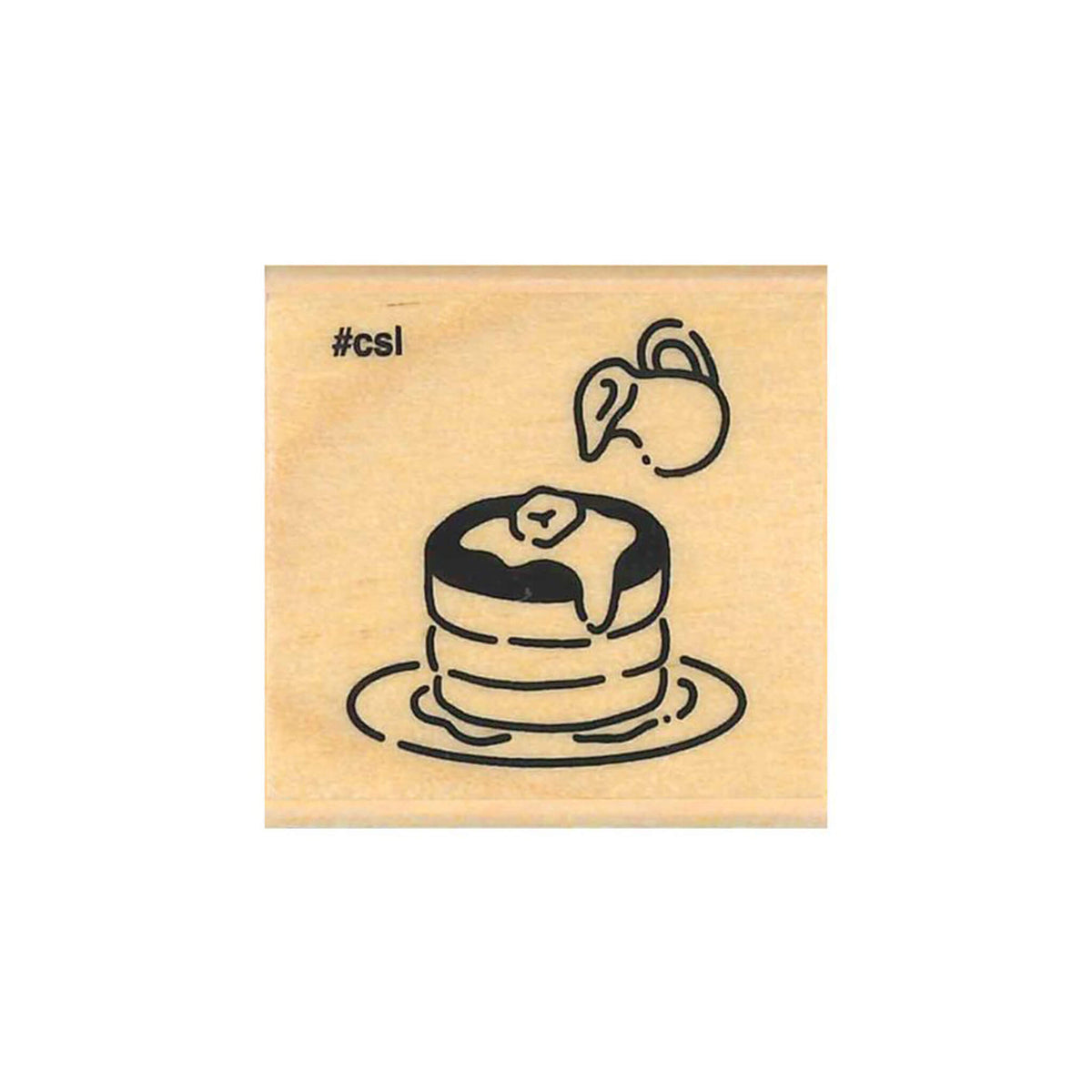 Kodomo no Kao I Love Stamp Series - Pancakes - Rubber Stamps