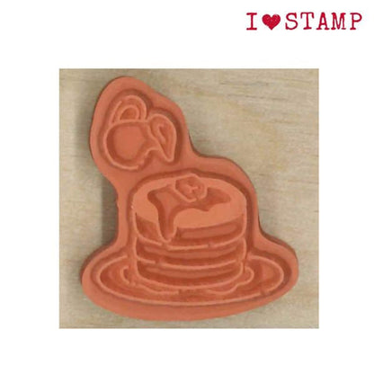 Kodomo no Kao I Love Stamp Series - Pancakes - Rubber Stamps