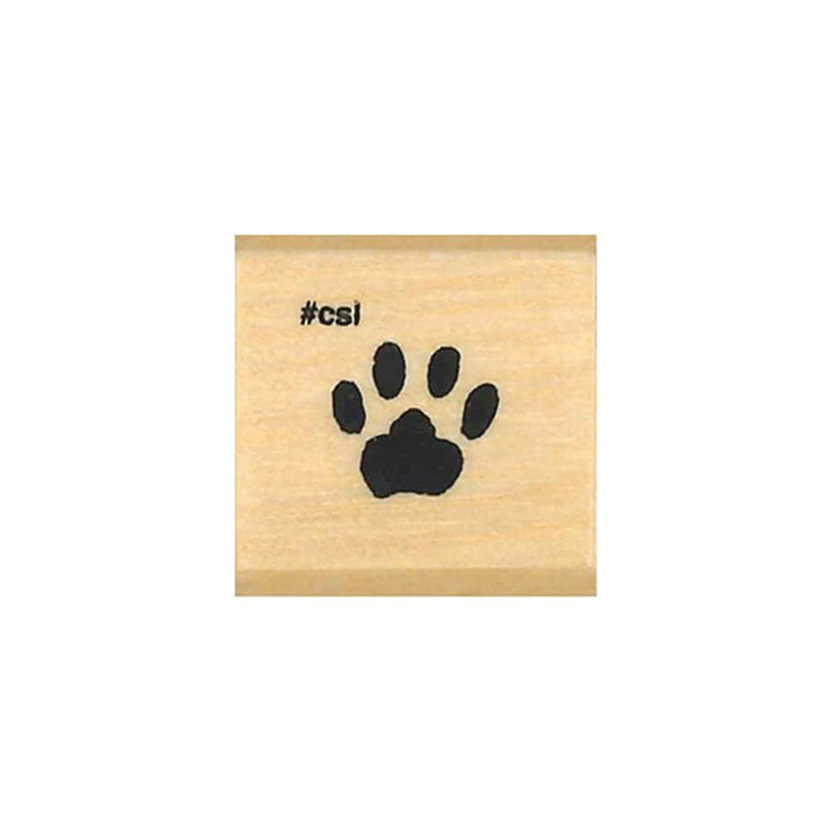Kodomo no Kao I Love Stamp Series - Paw Print - Rubber Stamps