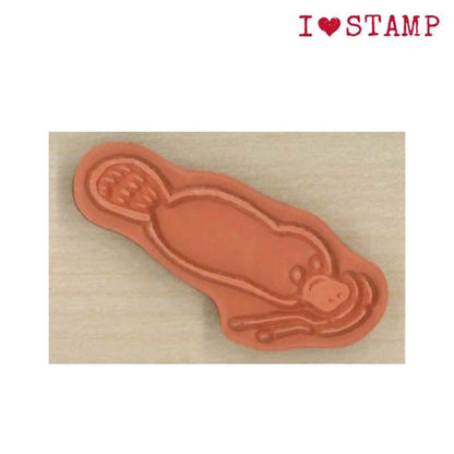Kodomo no Kao I Love Stamp Series - Platypus - Rubber Stamps