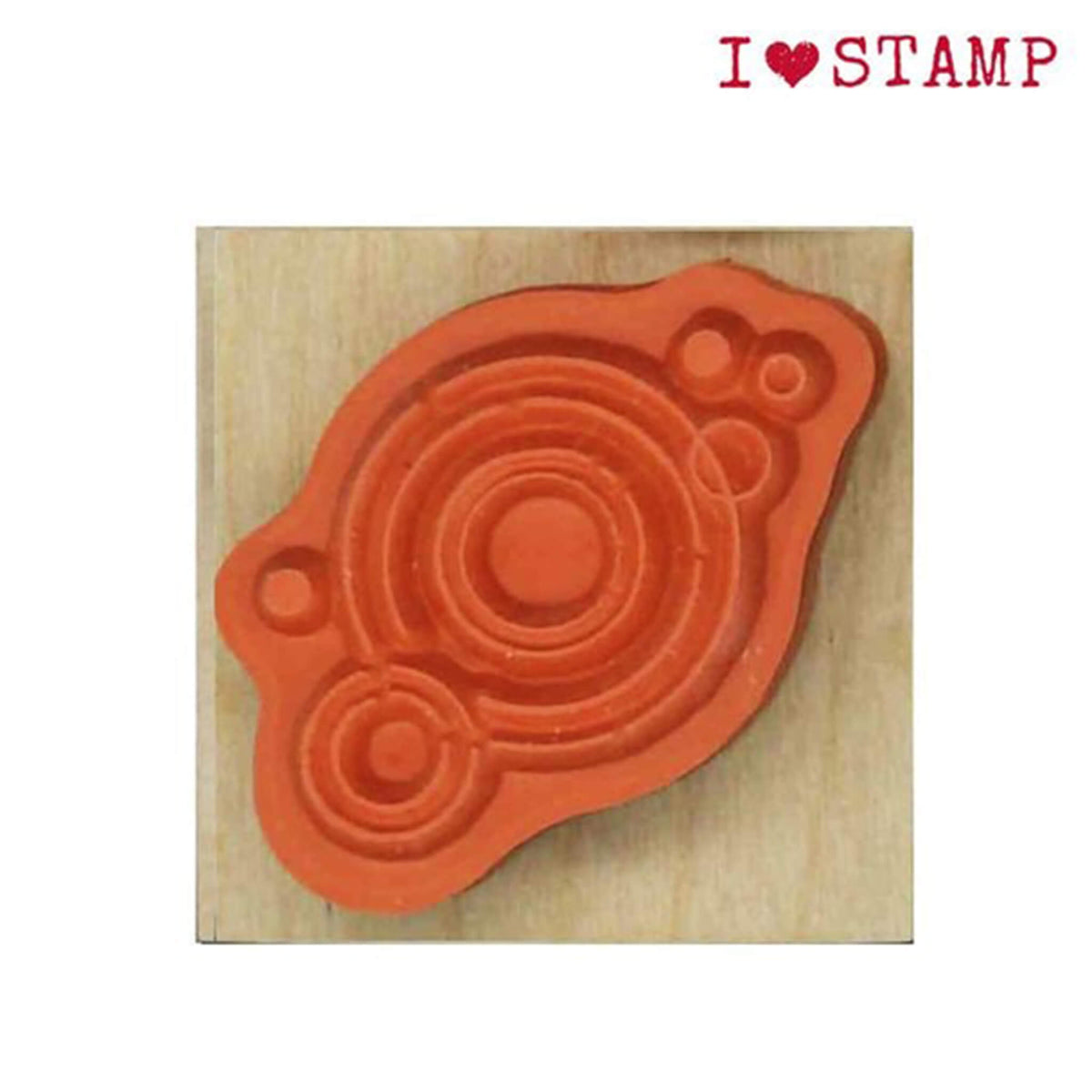 Kodomo no Kao I Love Stamp Series - Ripples - Rubber Stamps