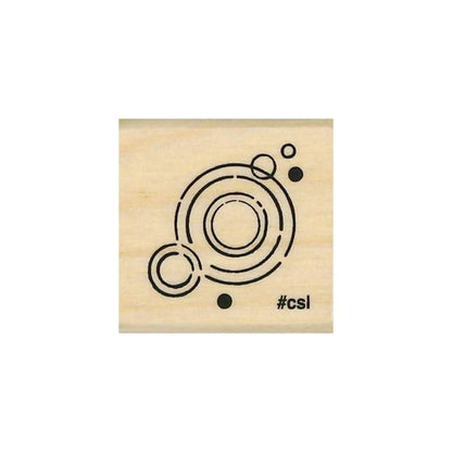 Kodomo no Kao I Love Stamp Series - Ripples - Rubber Stamps