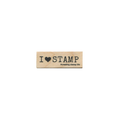 Kodomo no Kao I Love Stamp Series Stationery Lover - I Love Stamp - Rubber Stamps