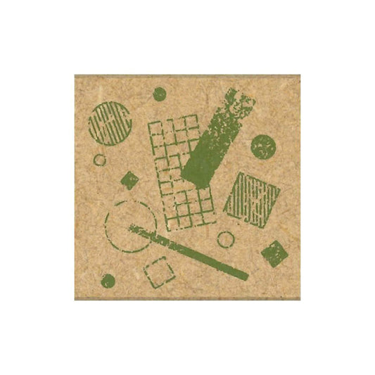 Kodomo no Kao Omekashi Stamp Series - 70’s Textile - Rubber Stamps