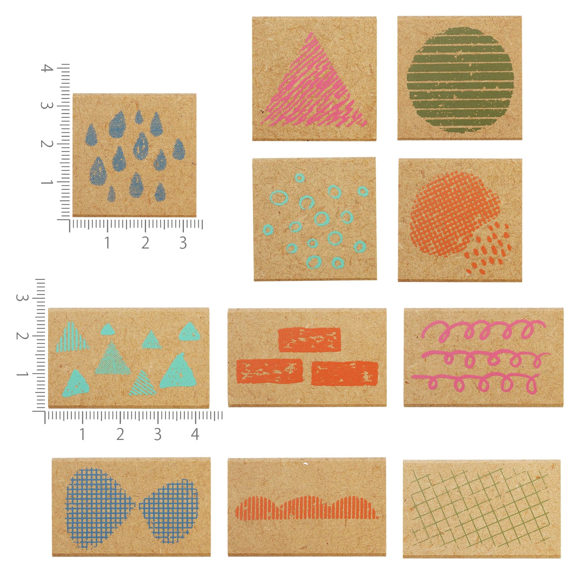 Kodomo no Kao Omekashi Stamp Series - Brick - Rubber Stamps