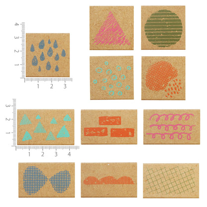Kodomo no Kao Omekashi Stamp Series - Brick - Rubber Stamps