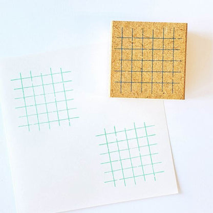 Kodomo no Kao Omekashi Stamp Series - Check - Rubber Stamps