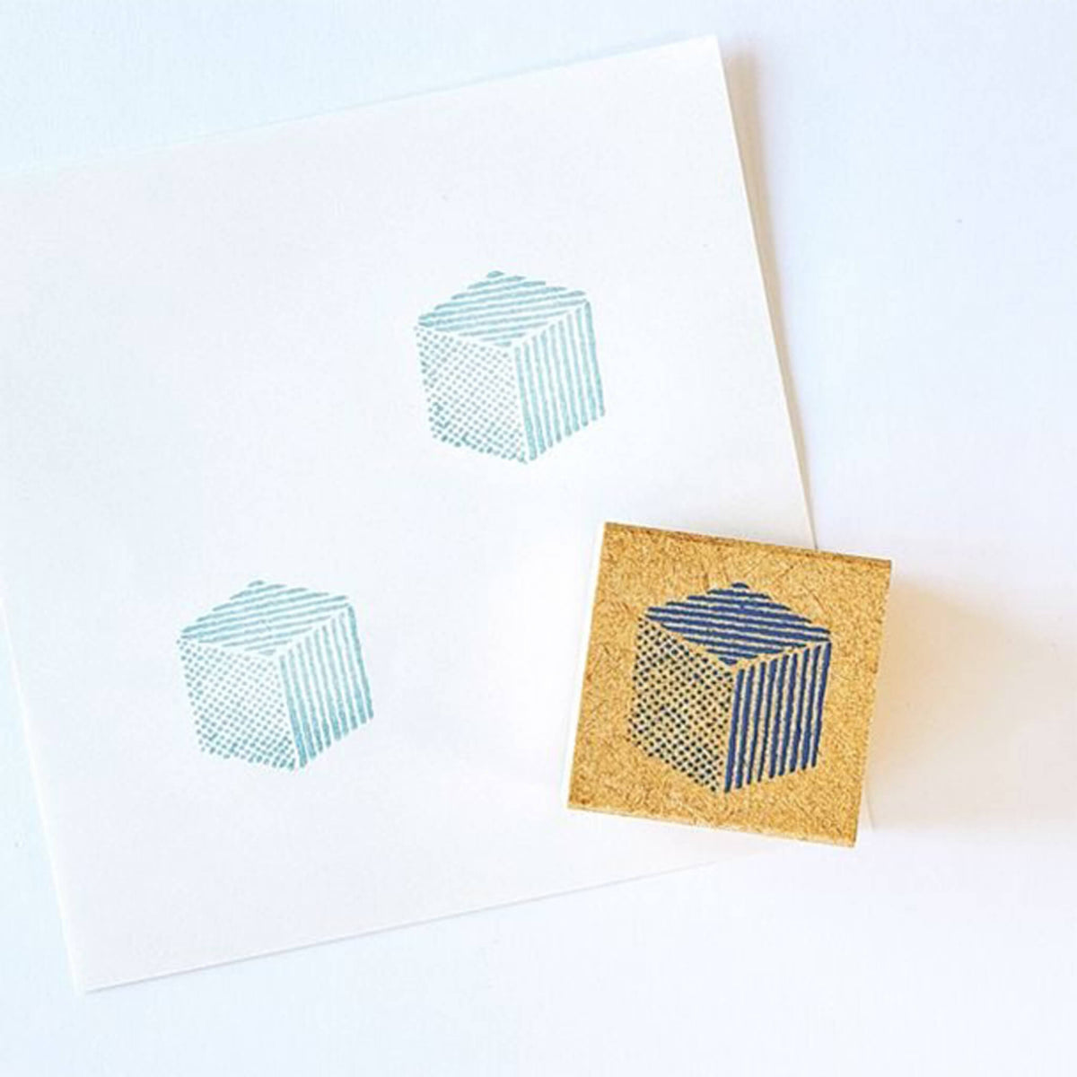 Kodomo no Kao Omekashi Stamp Series - Cube - Rubber Stamps