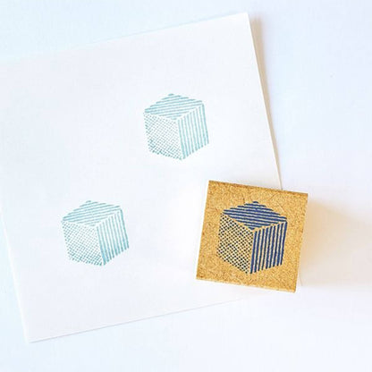 Kodomo no Kao Omekashi Stamp Series - Cube - Rubber Stamps