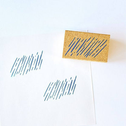Kodomo no Kao Omekashi Stamp Series - Heavy Rain - Rubber Stamps