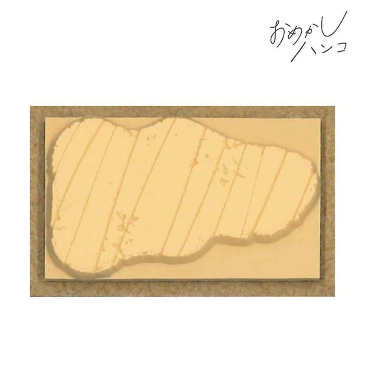 Kodomo no Kao Omekashi Stamp Series - Wavy Triangle - Rubber Stamps