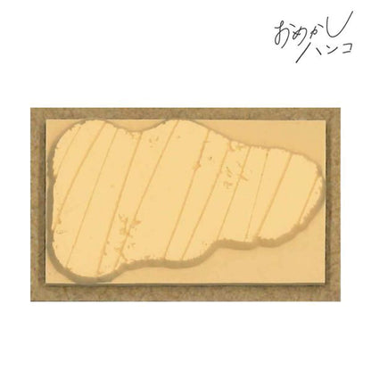 Kodomo no Kao Omekashi Stamp Series - Wavy Triangle - Rubber Stamps