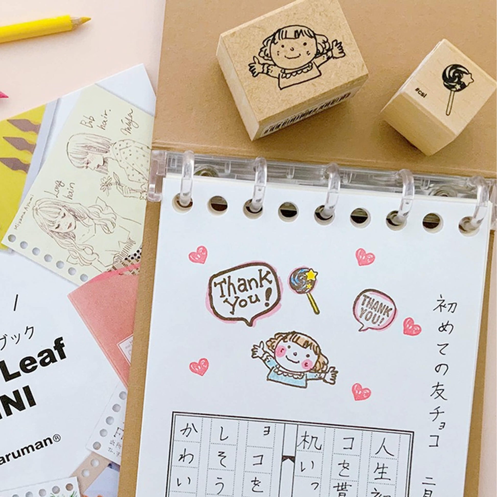 Kodomo no Kao Rubber Stamp Piccolo Stamp Series - Boy Hero - Rubber Stamps