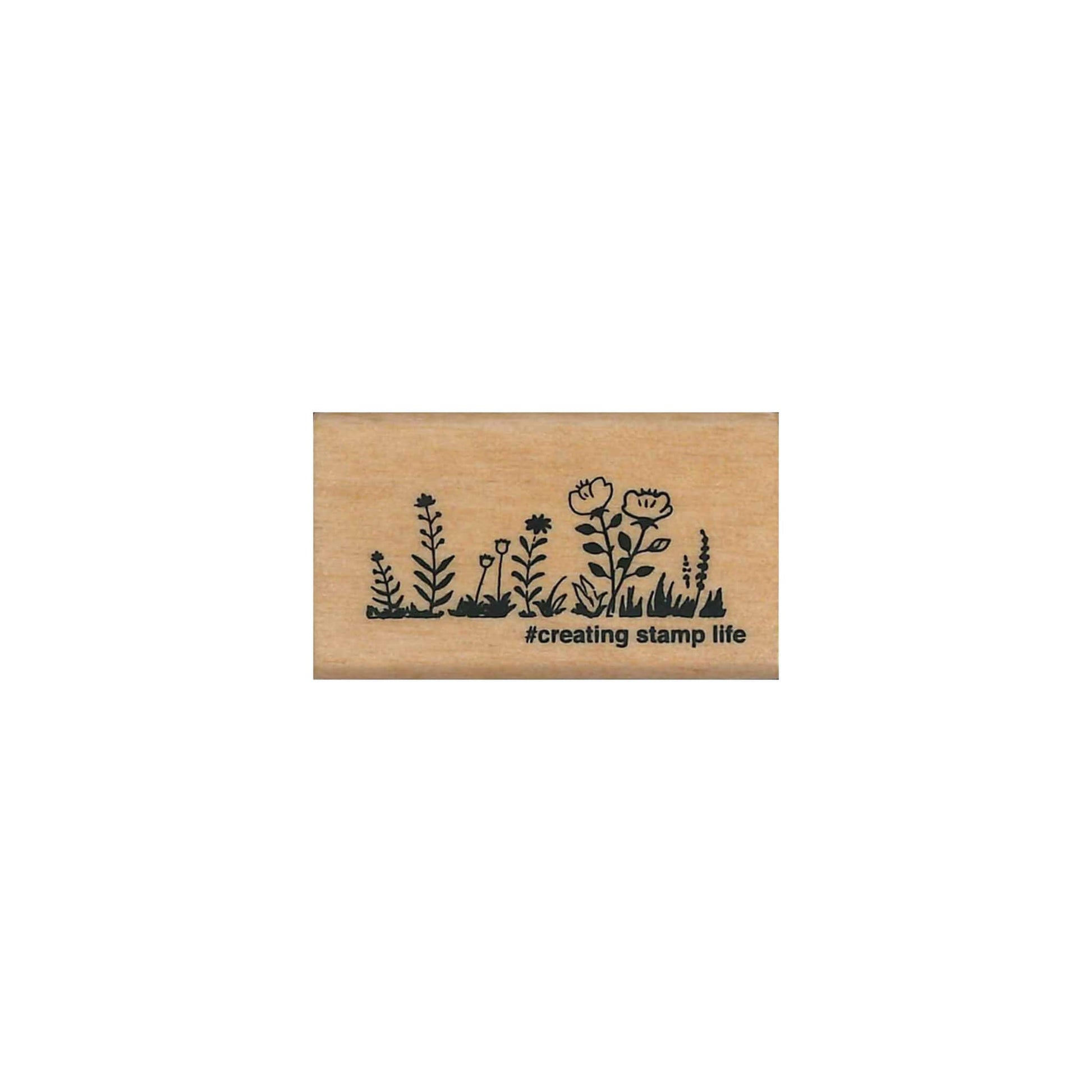 Kodomo no Kao Stamp - Flowers - Rubber Stamps