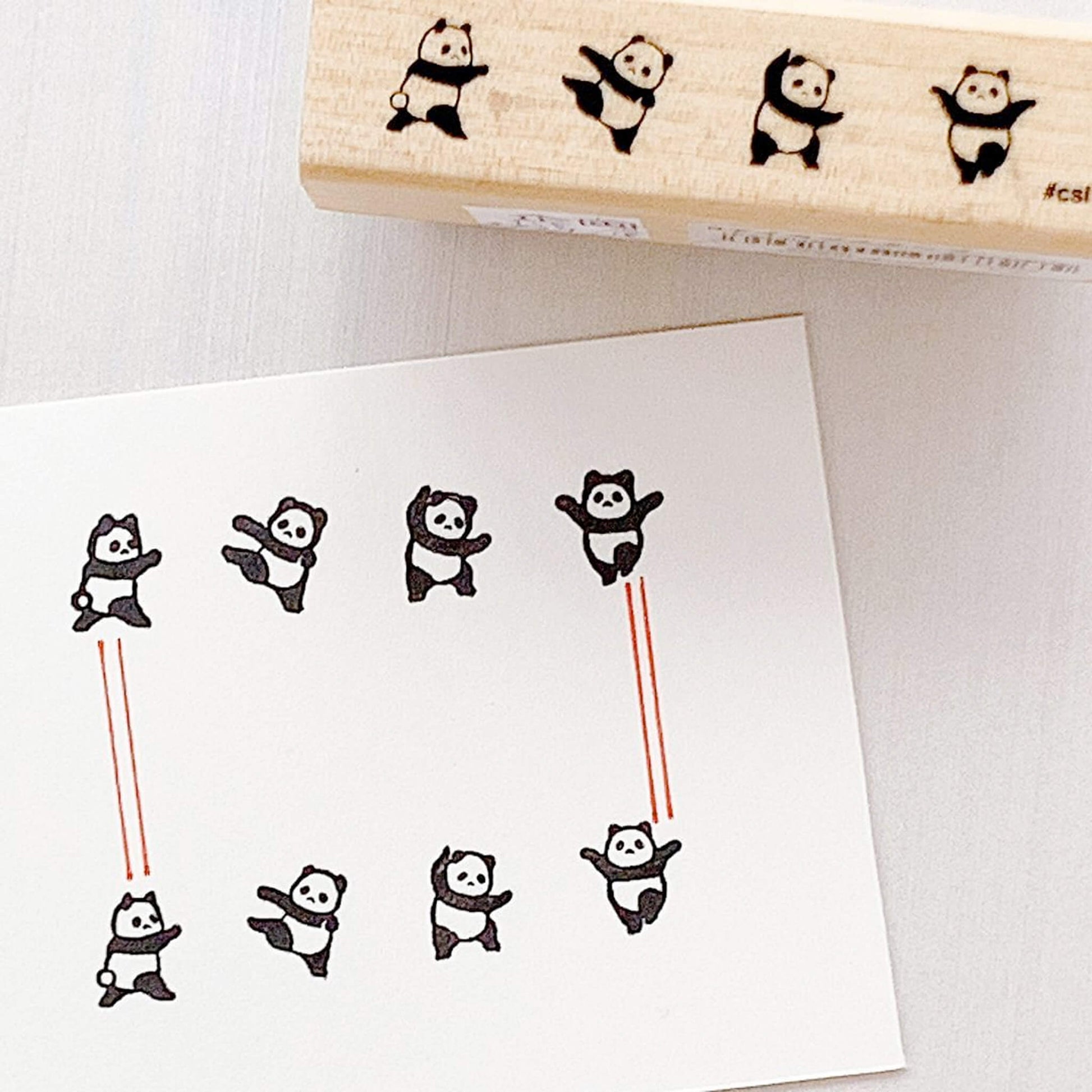 Kodomo no Kao Stamp - Kung Fu Panda - Rubber Stamps