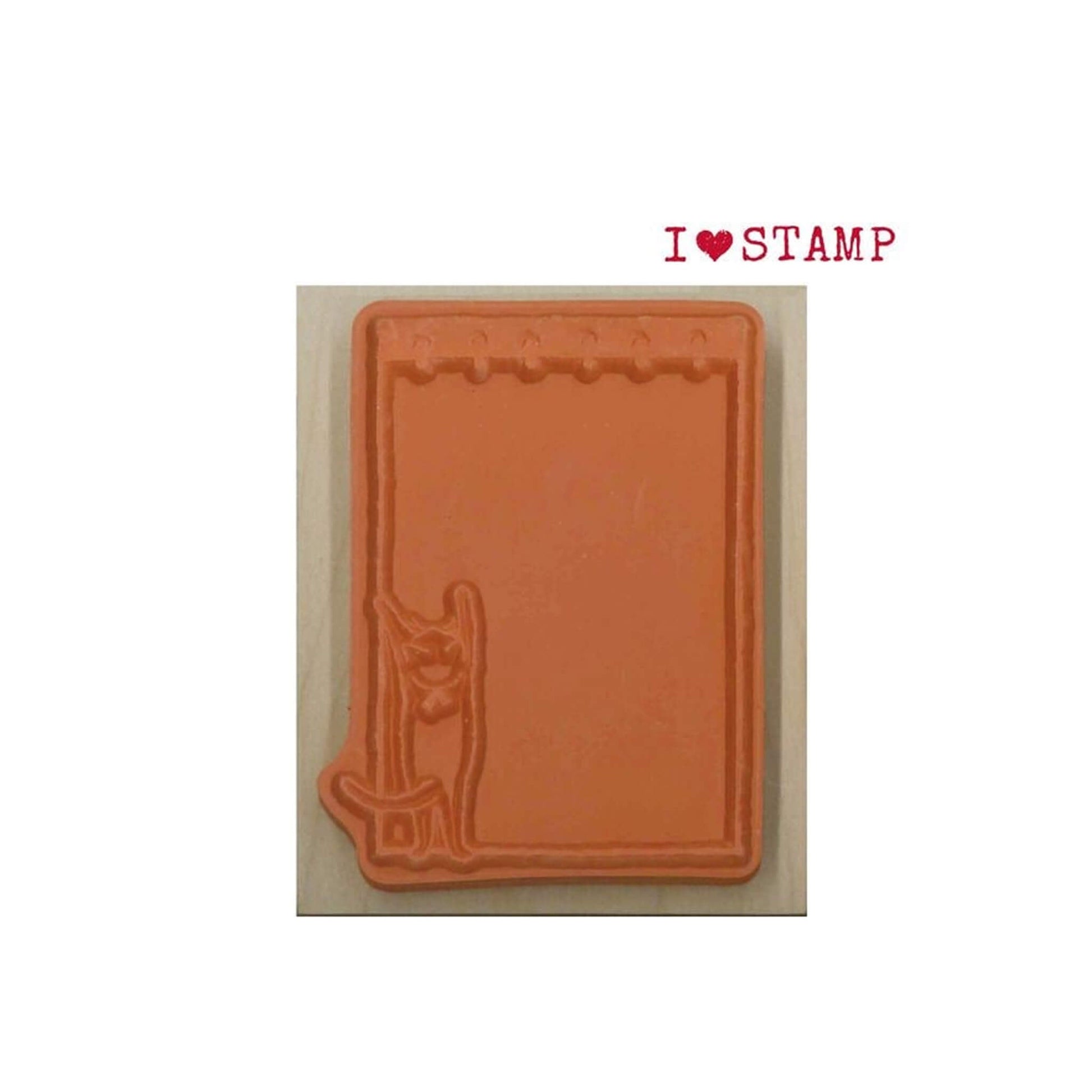 Kodomo no Kao Stamp - Memo Cat - Rubber Stamps