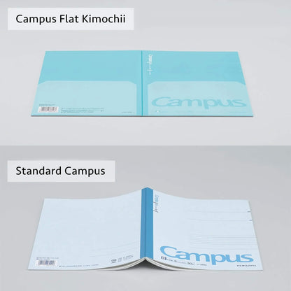 Kokuyo Campus Flat Kimochii Notebook B5 6mm Dotted Line - Blue - Notebooks