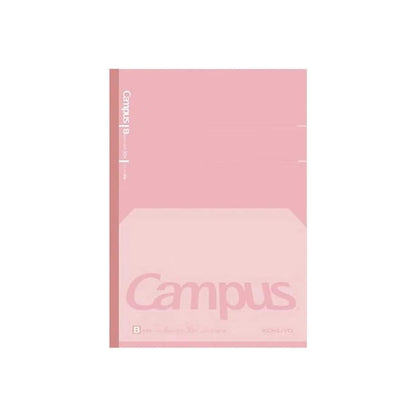 Kokuyo Campus Flat Kimochii Notebook B5 6mm Dotted Line - Pink - Notebooks