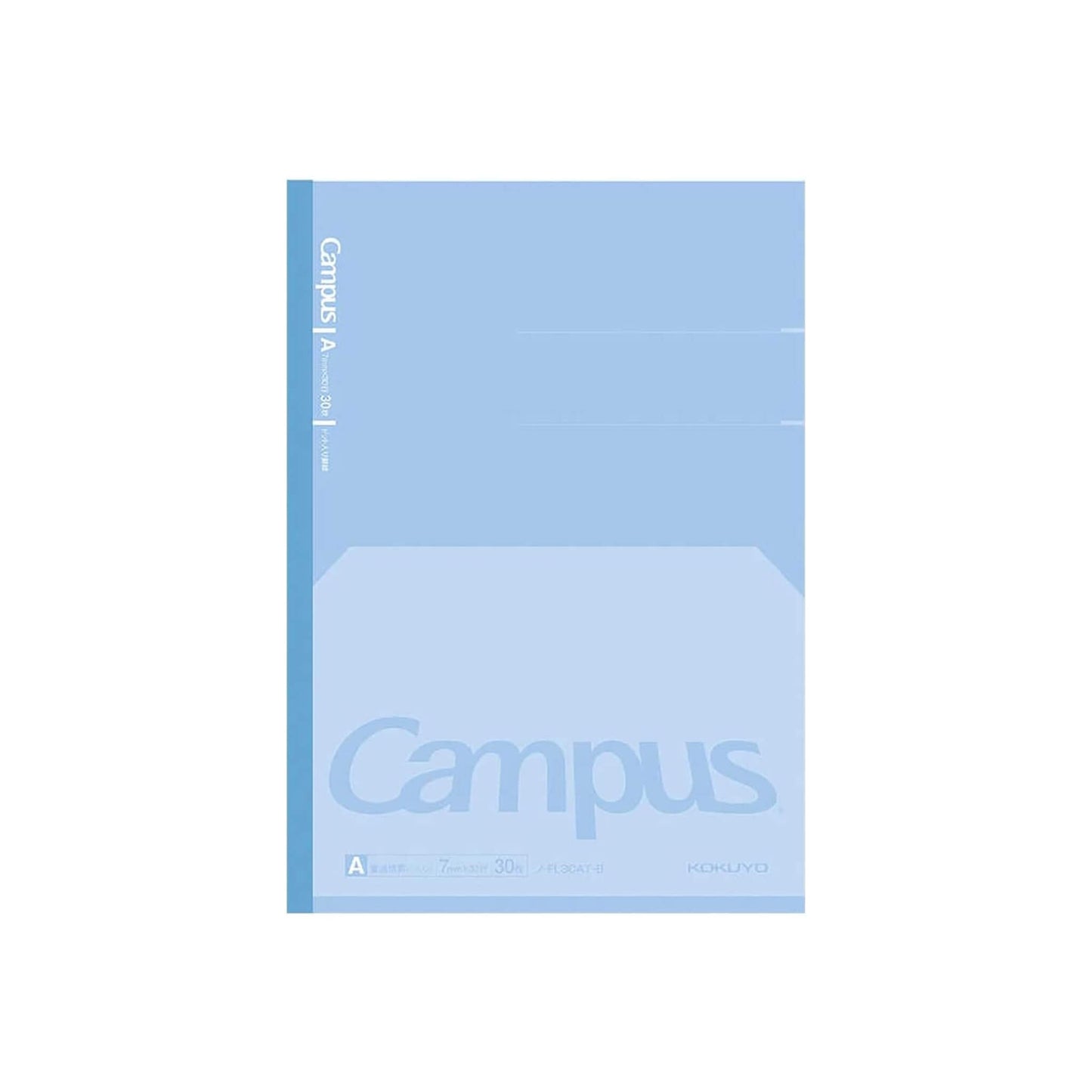 Kokuyo Campus Flat Kimochii Notebook B5 7mm Dotted Line - Blue - Notebooks