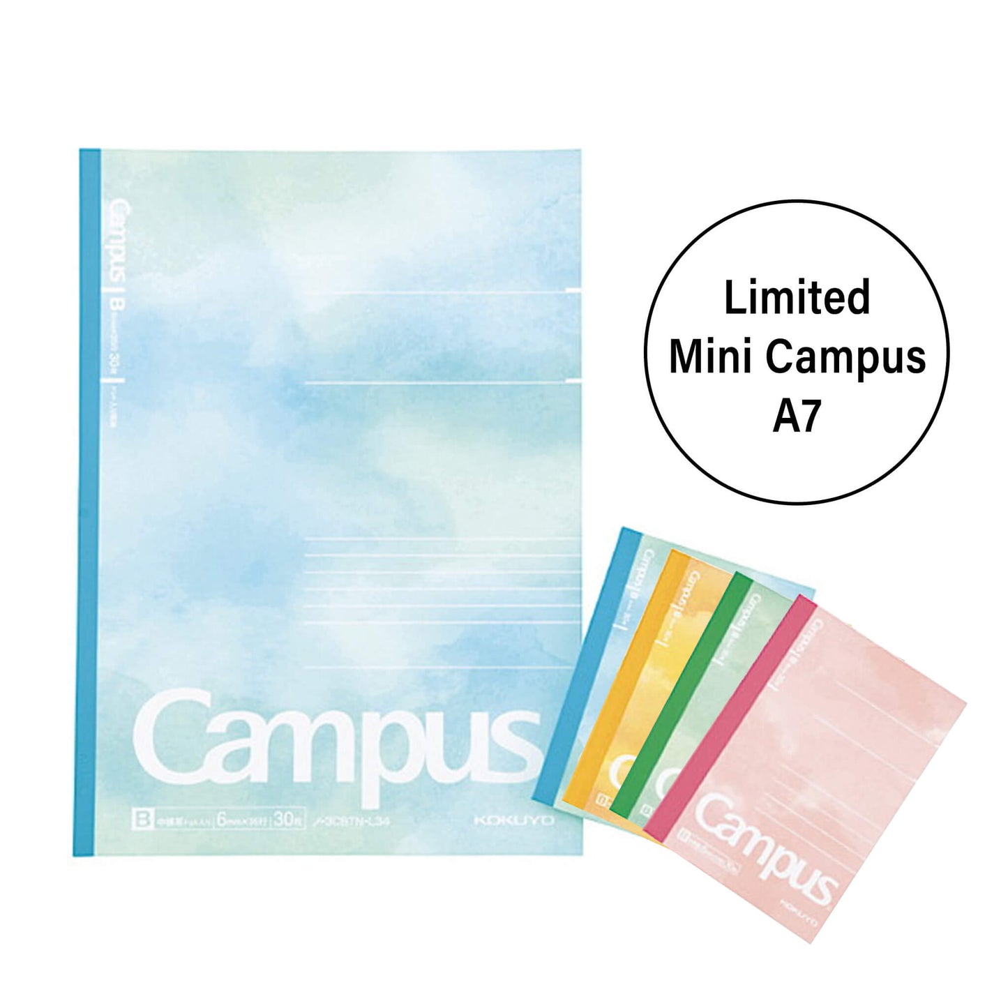 Kokuyo Campus Mini Notebook A7 Limited - Blue - Notebooks