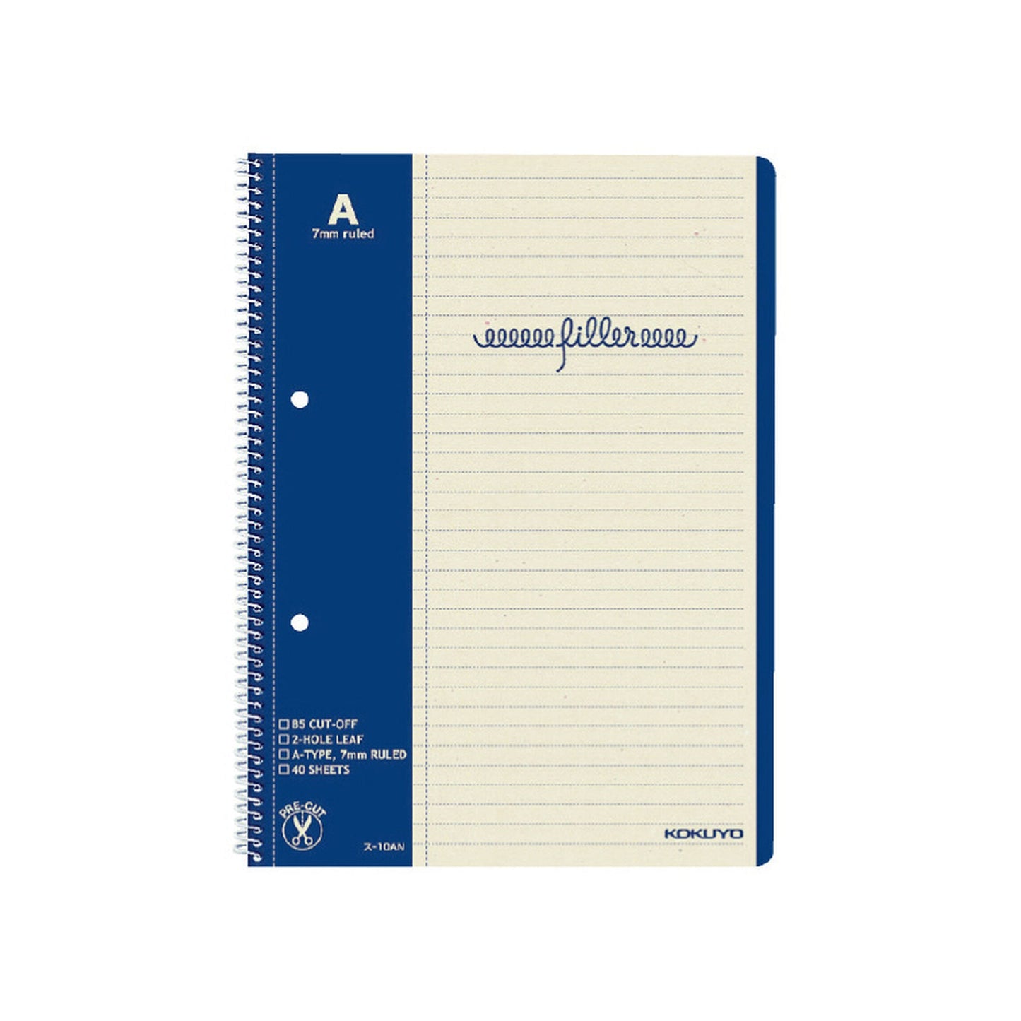 Kokuyo Filler Notebook A - Ruled B5 - Notebooks