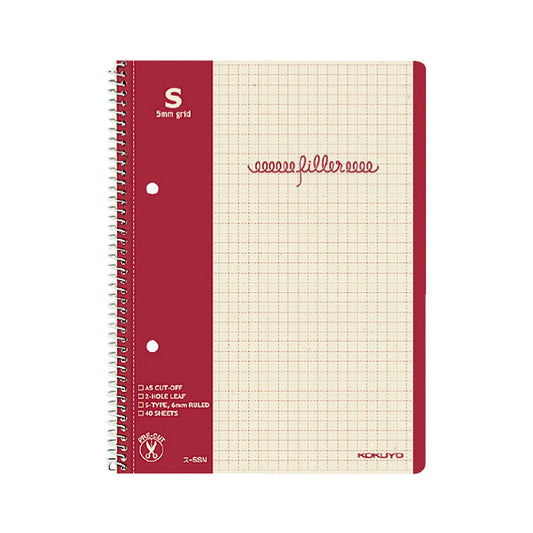 Kokuyo Filler Notebook S - Grid A5 - Notebooks