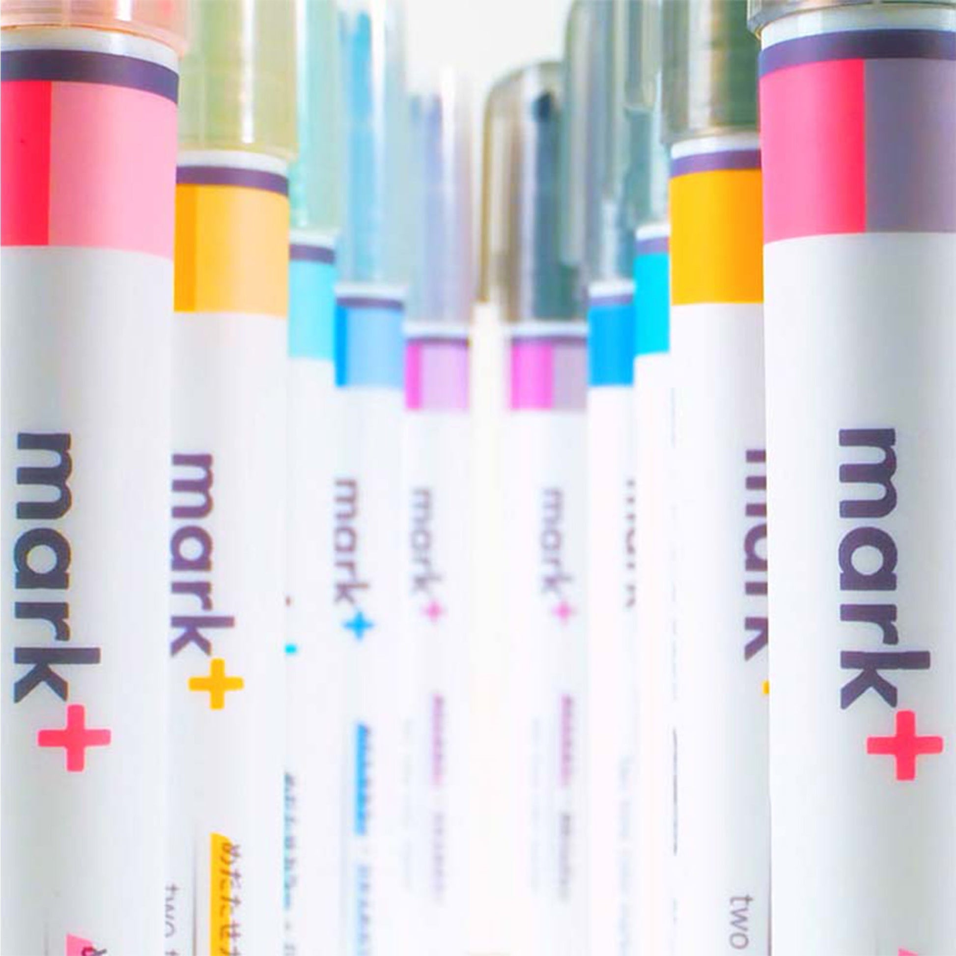 Kokuyo Mark+ Two - Tone Color Marker 5 - pc Set - Color Type - Set 1 - Highlighters
