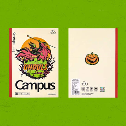 Kokuyo x Disney Campus Notebook B5 Lined Halloween Carnival - Ghouls - Notebooks