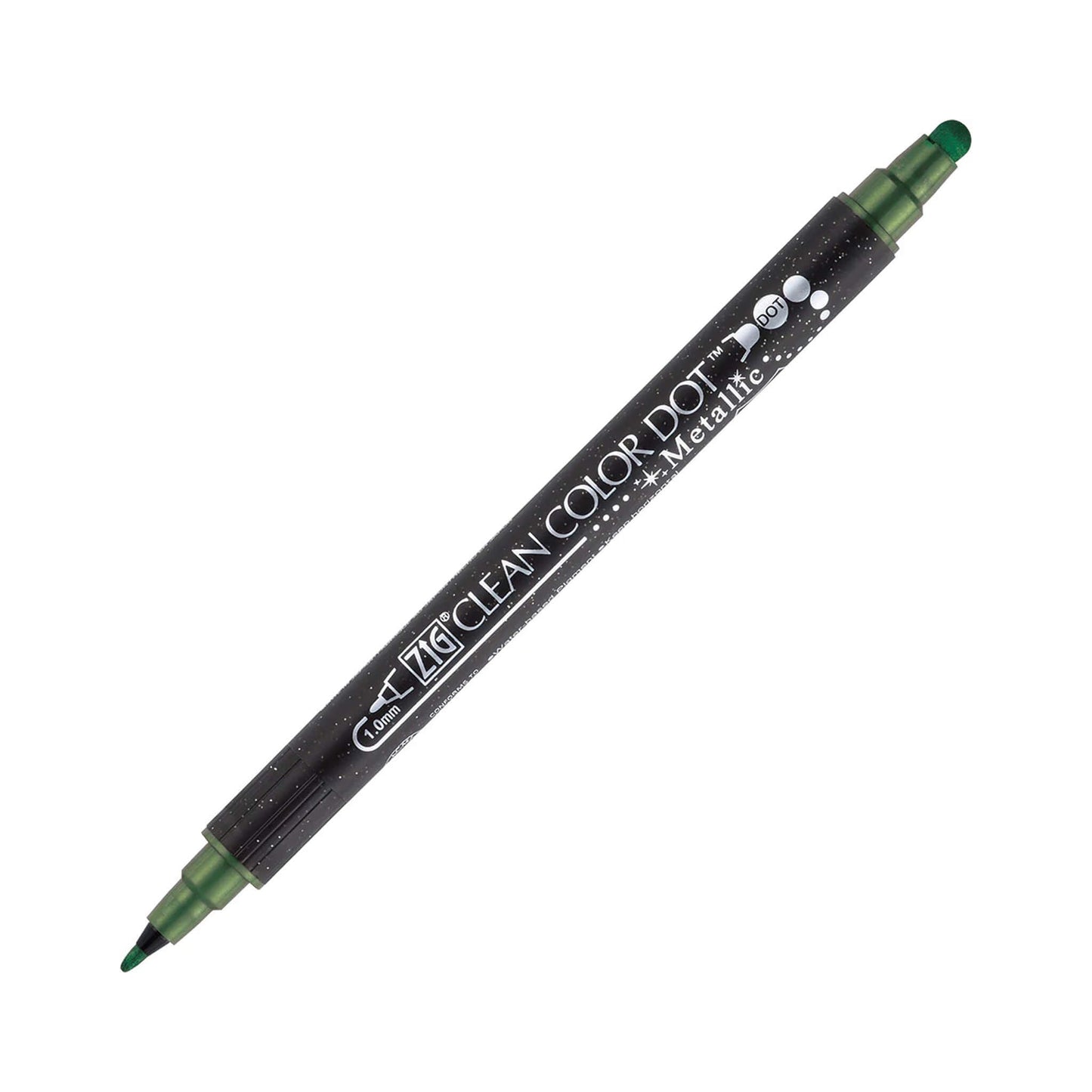 Kuretake ZIG Clean Color Dot Metallic - Green - Dot Markers