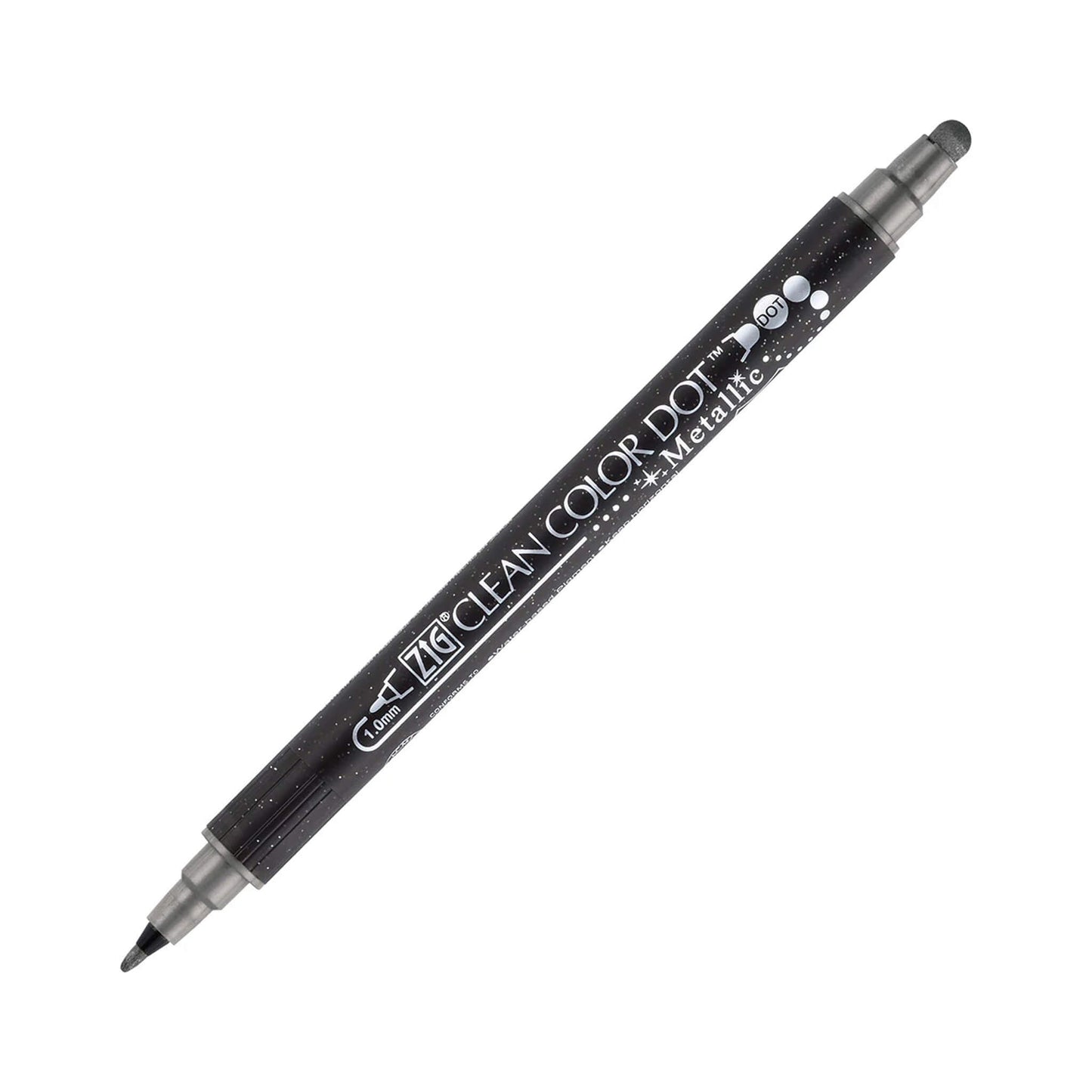Kuretake ZIG Clean Color Dot Metallic - Silver - Dot Markers