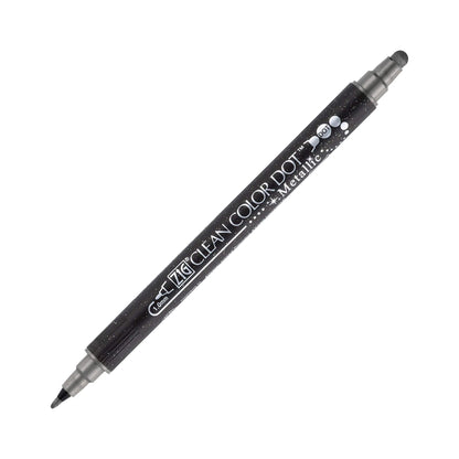 Kuretake ZIG Clean Color Dot Metallic - Silver - Dot Markers