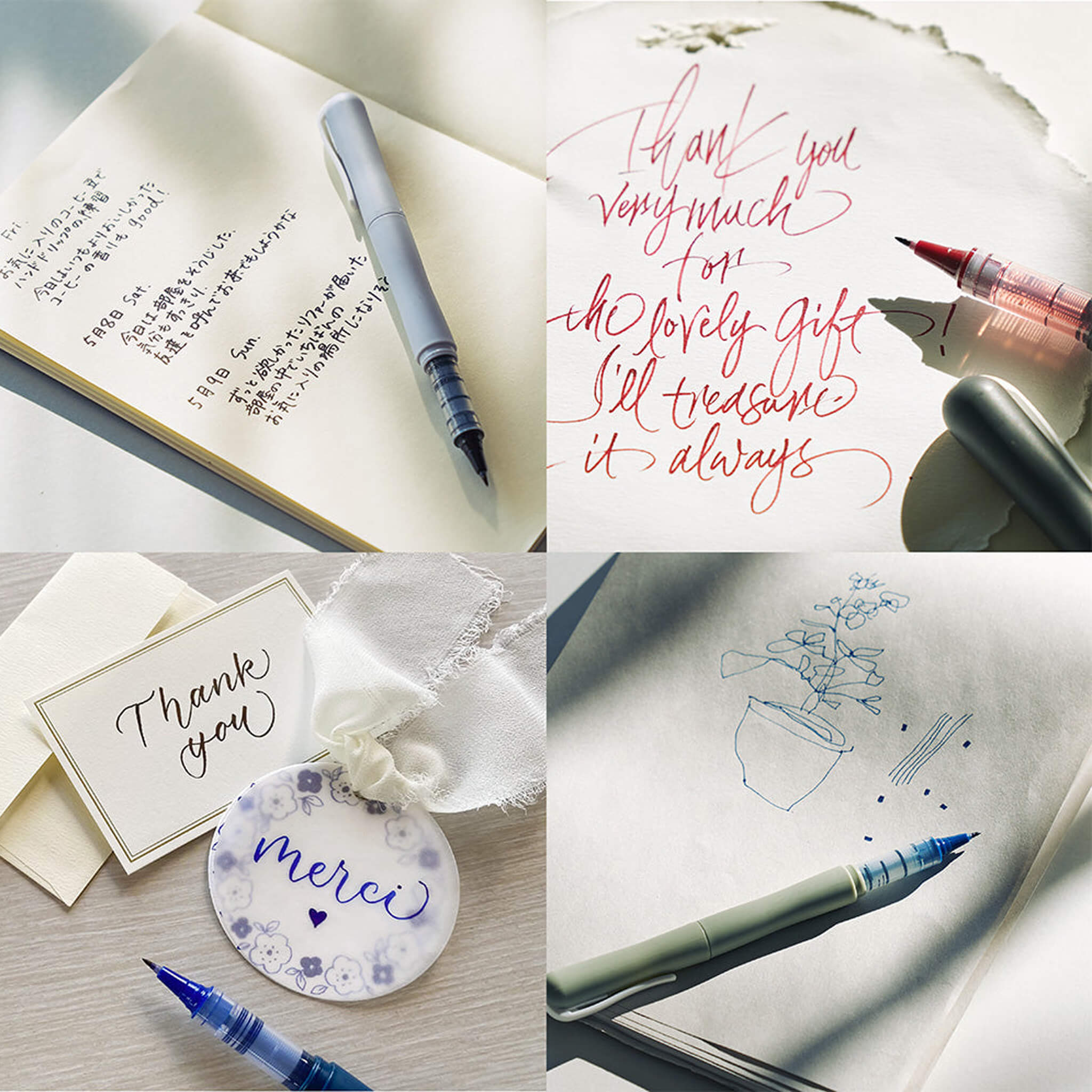 Kuretake ZIG COCOIRO Letter Pen Refill LP-F – Paper Whisper