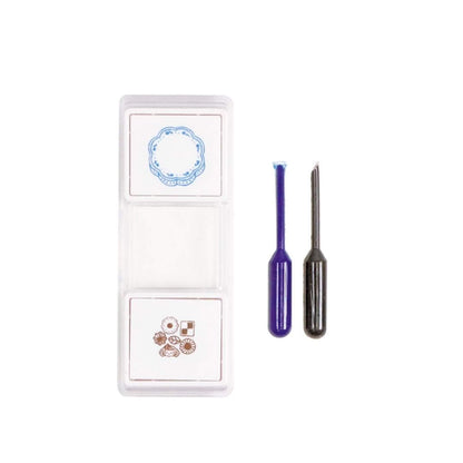 Kutsuwa Hancoco Slide Layer Stamp - Cookie Assortment - Pre - inked Stamps